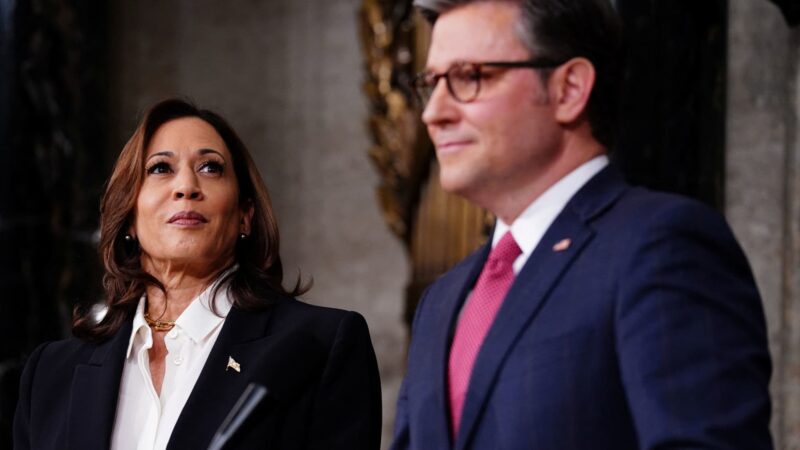 Harris defends CHIPS Act after Johnson suggests GOP would repeal it